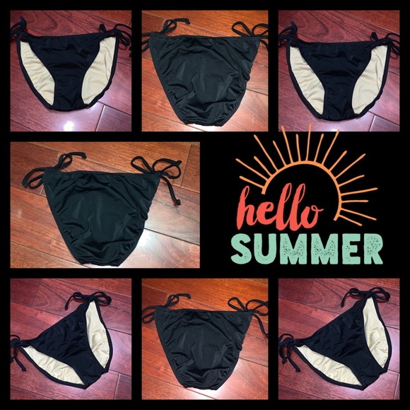 ATHLETA BRAND Black String Bikini Bottom - Picture 6 of 7